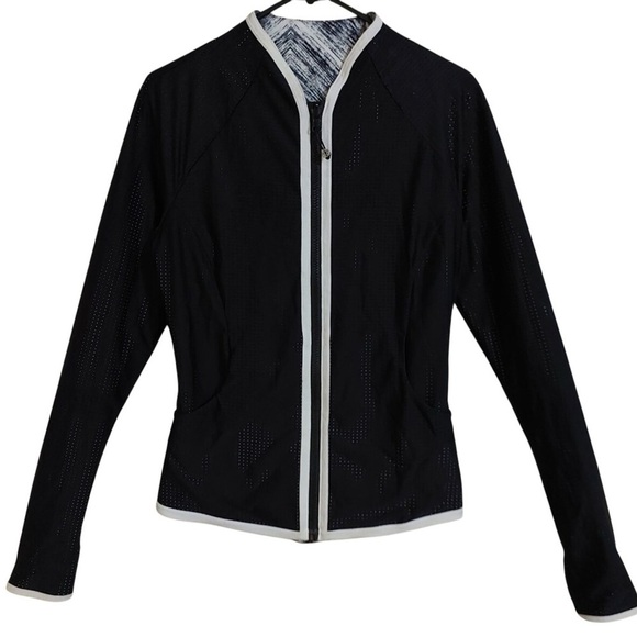 Lululemon Find your Bliss reversible jacket Mesh Stretch long sleeve women’s 8 - Picture 2 of 11
